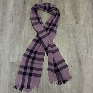 Abstract purple Scarf.  72 inch by 17 inch